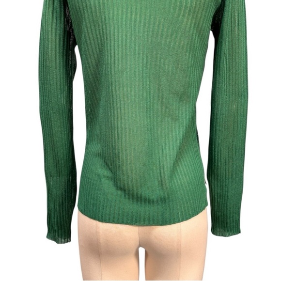 Veronica Beard Emerald Ribbed Sweater - Picture 7 of 9